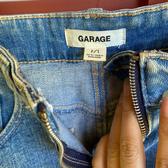 Garage denim mini skirt with full front zipper - Picture 3 of 3